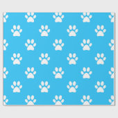 Pet Paws Patroon Cadeaupapier (Vlak)