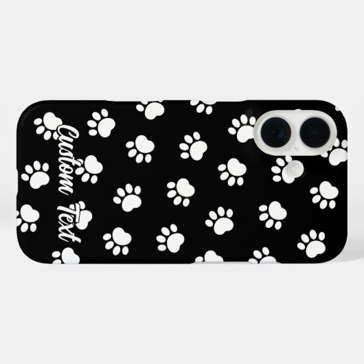 Pet Paws Patroon Case-Mate iPhone Case (Achterkant (horizontaal))