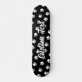 Pet Paws Patroon Persoonlijk Skateboard (Voorkant)