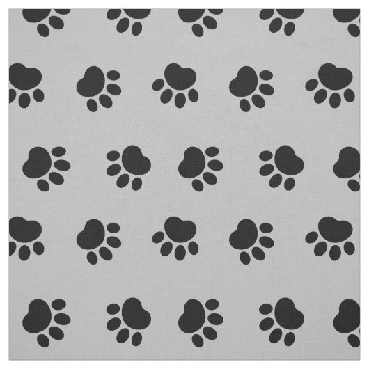 Pet Paws Pattern Fabric Stof (Swatch)