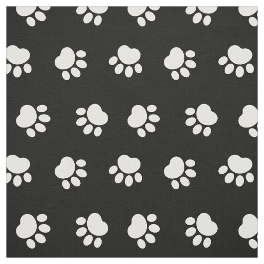 Pet Paws Pattern Fabric Stof (Swatch)
