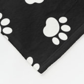 Pet Paws Pattern Fleece Blanket (Hoek)