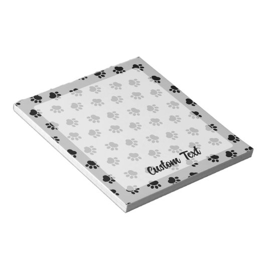 Pet Paws Pattern-Notitieblok Notitieblok (Schuin)