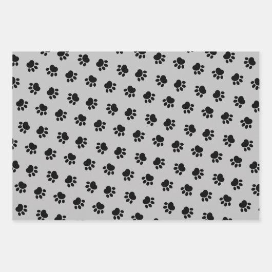 Pet Paws Pattern Papierbladen overvult Inpakpapier Vel (Voorkant 3)