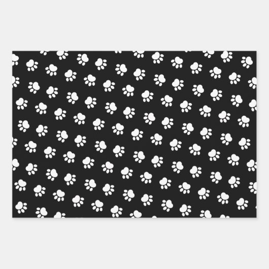 Pet Paws Pattern Papierbladen overvult Inpakpapier Vel (Voorkant)
