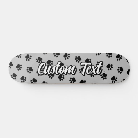 Pet Paws Pattern Skateboard (Horizontaal)