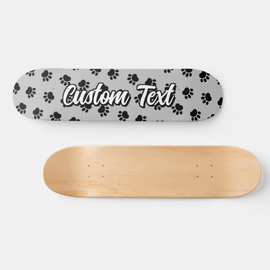 Pet Paws Pattern Skateboard (Horizontaal)