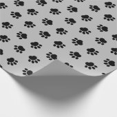 Pet Paws Pattern Wrapping Paper Cadeaupapier (Hoek)