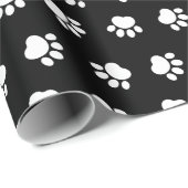 Pet Paws Pattern Wrapping Paper Cadeaupapier (Rol Hoek)