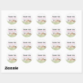 Pet Pawty Pink Custom Dog Birthday Party Ronde Sticker (Vel)
