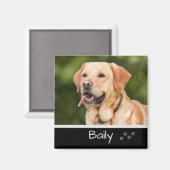 Pet Photo Aangepast personaliseren Magneet (Voorkant / Achterkant)