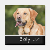 Pet Photo Aangepast personaliseren Magneet (Voorkant)