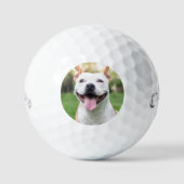 Pet Photo Aangepaste Sjabloon Golfballen (Voorkant)