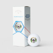 Pet Photo Aangepaste Sjabloon Golfballen (Verpakking)