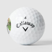 Pet Photo Aangepaste Sjabloon Golfballen (Logo)