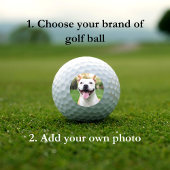 Pet Photo Aangepaste Sjabloon Golfballen