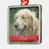 Pet Photo aanpasbaar Metalen Ornament (Links)