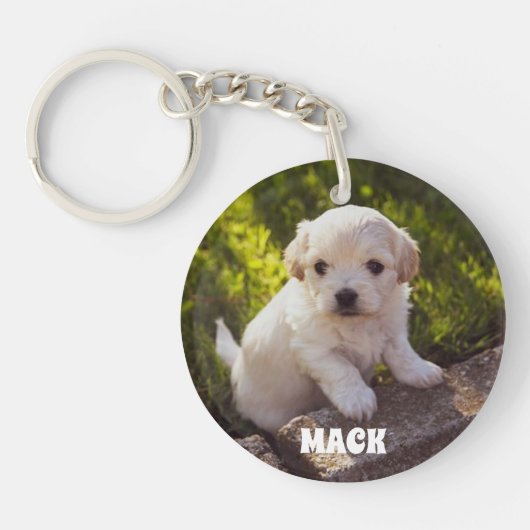 Pet Photo Acrylic Sleutelhanger (Voorkant)