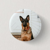 Pet Photo Afbeelding Custom Upload Schattige Schat Ronde Button 3,2 Cm (Voorkant)