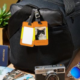 Pet Photo Bagagelabel