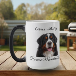   Pet Photo Bernese Mountain Dog  Personalize Magische Mok
