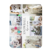 Pet Photo Collage Magneet (Verticaal)