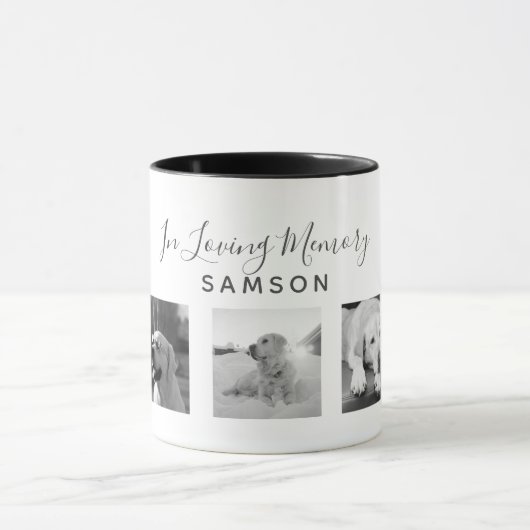 Pet Photo Collage Memorial - In Loving Memory Mok (Midden)