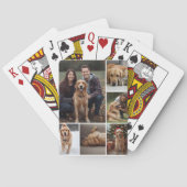 Pet Photo Collage Speelkaarten Pet Mom Gift Idee (Achterkant)