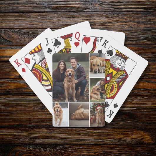Pet Photo Collage Speelkaarten Pet Mom Gift Idee