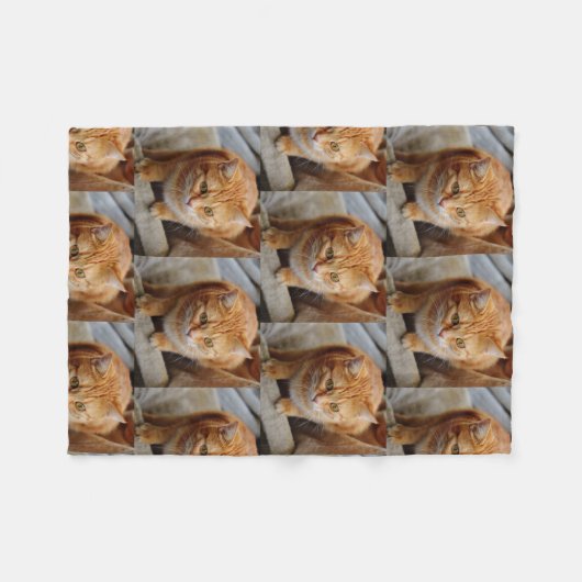 Pet Photo Custom Creëer Your Ewn Dog Cat Fleece Deken (Voorkant (Horizontaal))