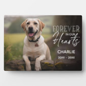 Pet Photo Custom Memorial Fotoplaat (voorkant)