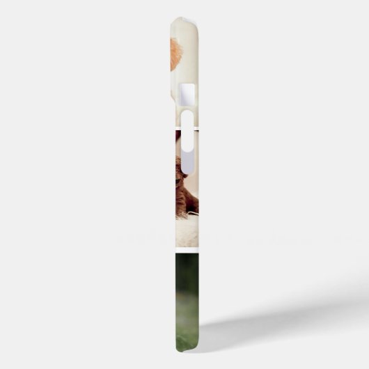 PET Photo Custom Text Wood Achtergrond Case-Mate iPhone Case (Achterkant / Links)