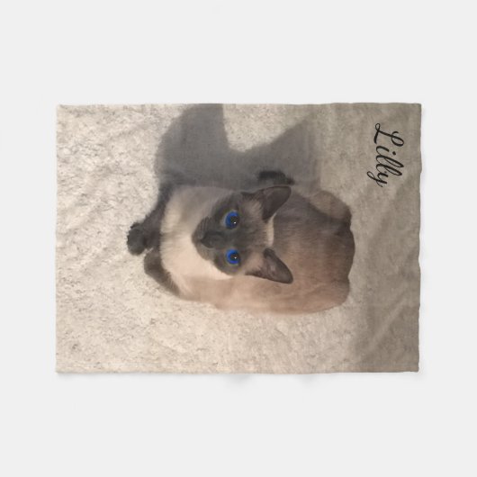 Pet Photo Fleece Blanket (Voorkant (Horizontaal))