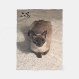 Pet Photo Fleece Blanket Deken