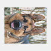 Pet Photo geeft persoonlijke Hondenliefhebber Keep Fleece Deken (Voorkant (Horizontaal))