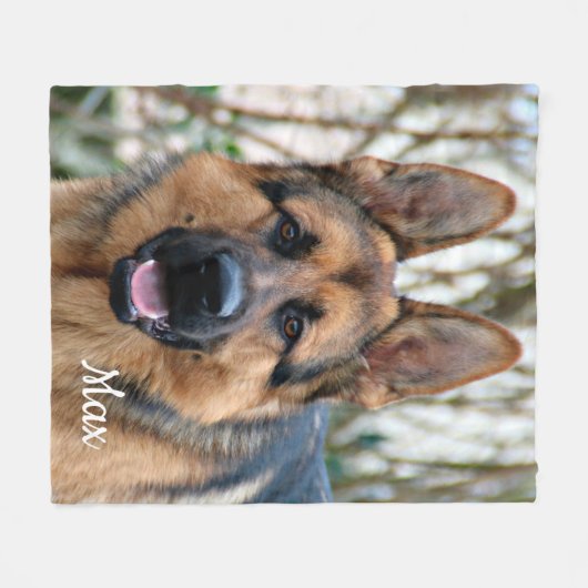 Pet Photo geeft persoonlijke Hondenliefhebber Keep Fleece Deken (Voorkant (Horizontaal))