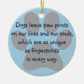 Pet Photo Gepersonaliseerd Dog Ornament (Voorkant)