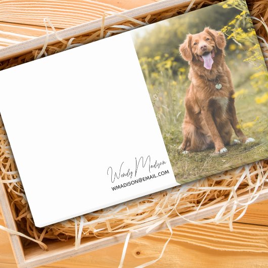 Pet Photo gepersonaliseerde naam Post-it® Notes