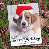 Pet Photo Hondenliefhebber Gepersonaliseerde Happy Feestdagenkaart
