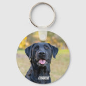 Pet Photo Hondenliefhebber Keepsake Sleutelhanger (Voorkant)