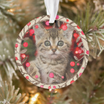 Pet Photo Jaar Herdenking Keepsake w Rendier