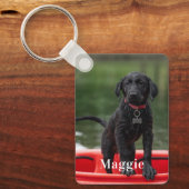 Pet Photo Keychain Custom Two Photo Double Sided (Voorkant)