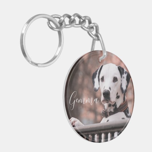 Pet Photo Keyring Sleutelhanger (Voorkant Links)