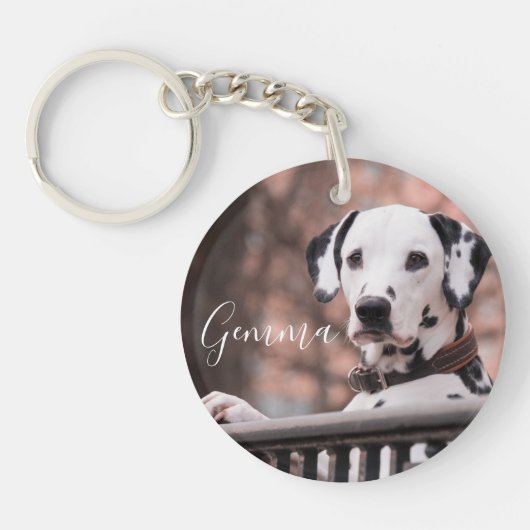 Pet Photo Keyring Sleutelhanger (Voorkant)