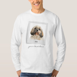 Pet Photo Lijst Personalized Birthday T-shirt