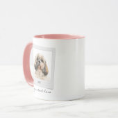 Pet Photo Lijst Personalized Dog Prettige feestdag Mok (Voorkant links)