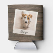 Pet Photo Lijst Rustic Wood - Aangepast Blikjeskoeler (Achterkant)