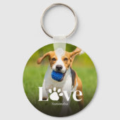 Pet Photo Love Gepersonaliseerd Schattige Sleutelhanger (Voorkant)