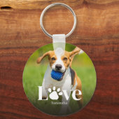 Pet Photo Love Gepersonaliseerd Schattige Sleutelhanger (Voorkant)