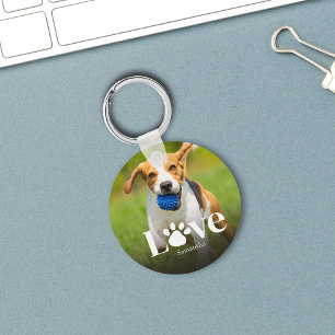 Pet Photo Love Gepersonaliseerd Schattige Sleutelhanger